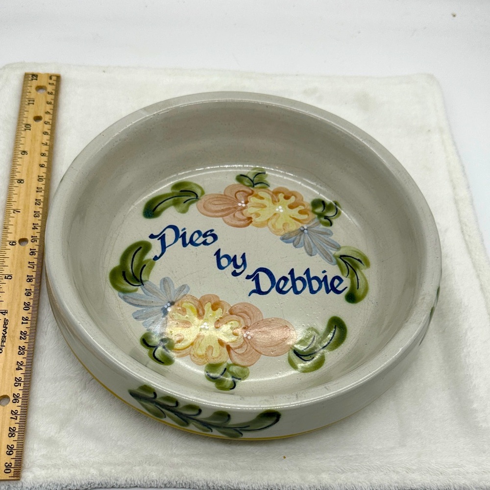 Louisville Kentucky Stoneware Co. Pie Plate “Pies by Debbie”